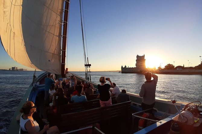 2-Hour Lisbon Traditional Boats Sunset Cruise with White Wine - A Traditional Tagus Sunset Sail: what the boat experience feels like