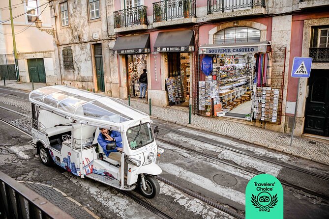 Expert Lisbon Tour with Local Guide in Private Eco Tuk Tuk - Cais do Sodré, Ribeira Market, Pink Street, and the Tagus edge