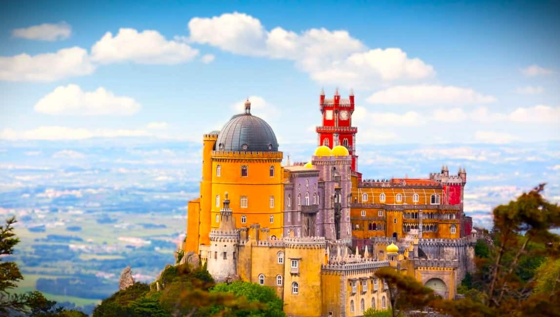 From Lisbon: Pena Palace, Regaleira, Sintra & Cascais Tour - Pena Palace terraces tour: the views and the ticket reality