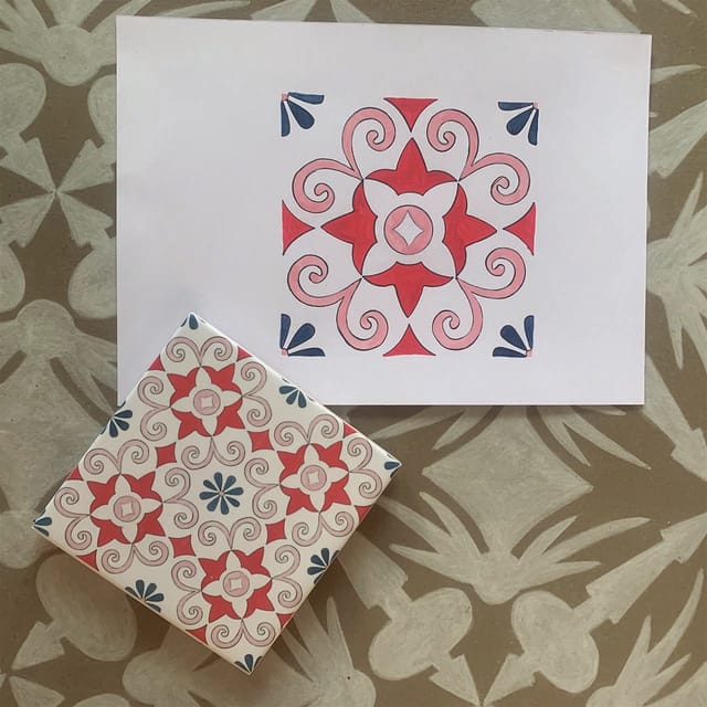 Lisbon: Azulejos' Design Create Your Own Tile Workshop - The Thermal Press and Why It Matters