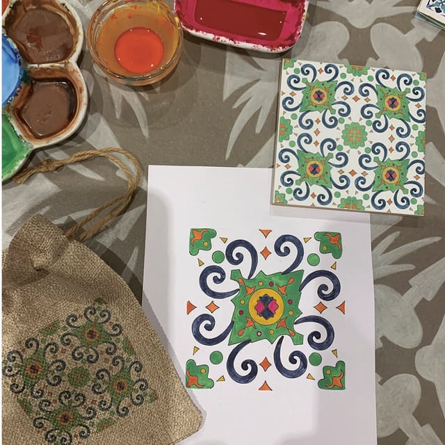 Lisbon: Azulejos' Design Create Your Own Tile Workshop - Taking Your Tile Home the Same Day