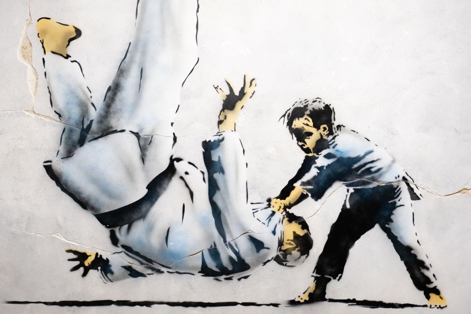Lisbon: Banksy Museum Permanent Exhibition Entry Ticket - A final scene that closes the loop: Walled Off Hotel in Bethlehem