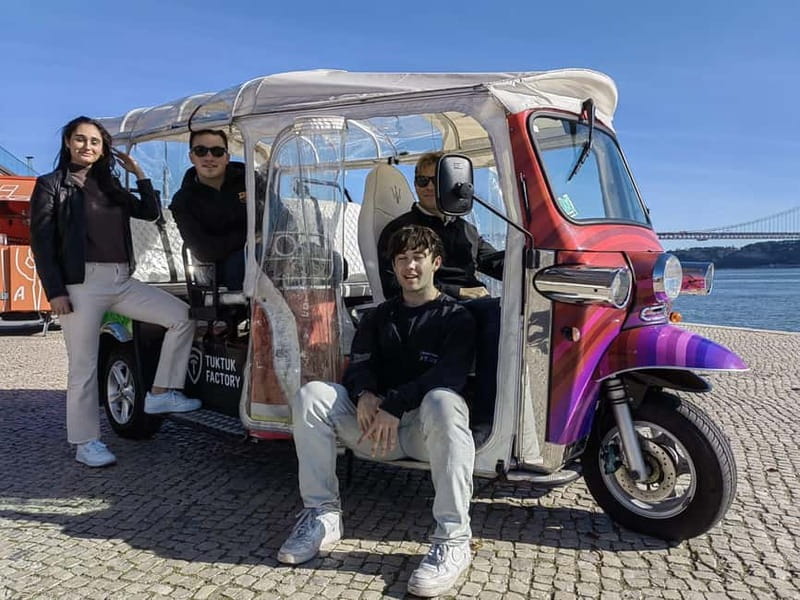 Lisbon: City Highlights Tuk-Tuk Tour with Pickup - Pickup, Private Group Setup, and What 100 Minutes Feels Like