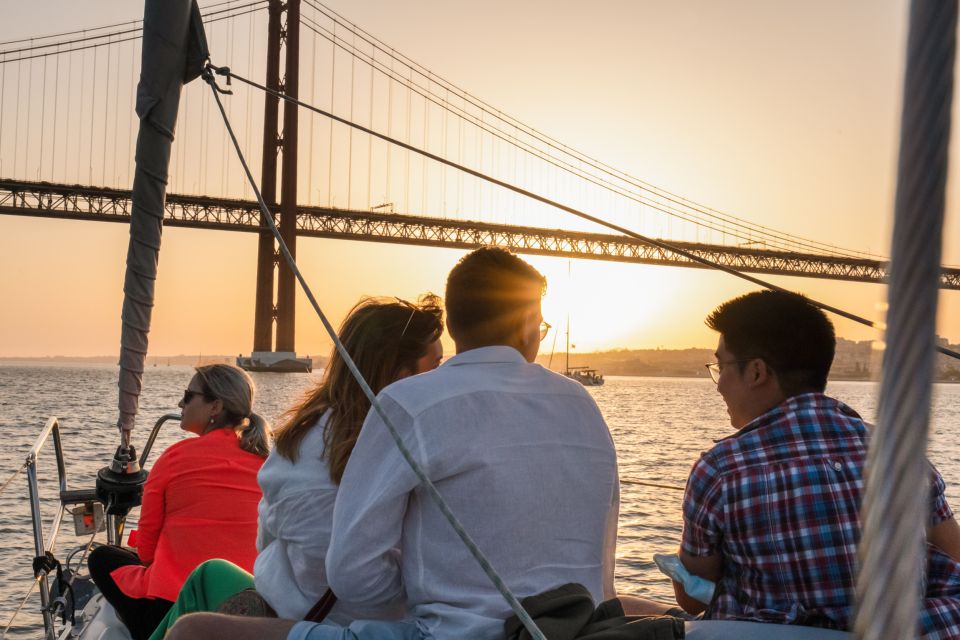Lisbon: Daytime/Sunset/Night City Sailboat Tour with Drink - Sunset or Night Option: When Golden Hour Becomes Part of the Story