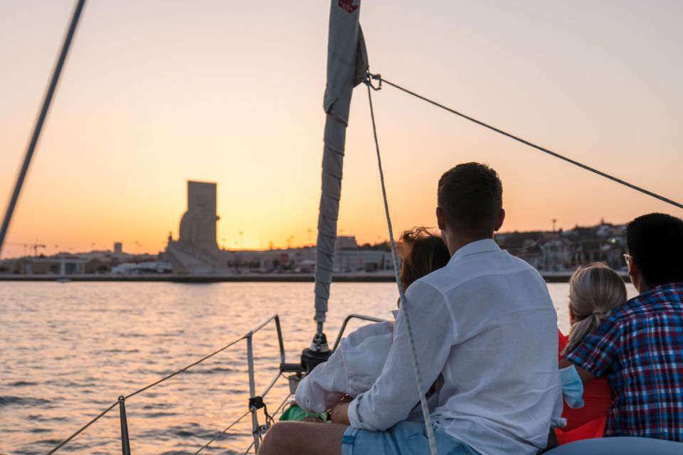 Lisbon: Daytime/Sunset/Night City Sailboat Tour with Drink - City Center from the Water: Time Out Market, Bairro Alto, Chiado, Baixa