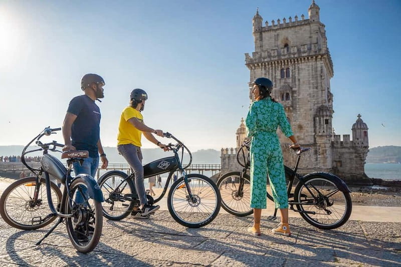 Lisbon: Electric Bike Tour by the River to Belém - MAAT pass-by: modern architecture as a counterpoint to Belém