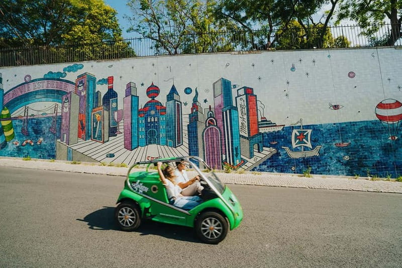 Lisbon: GPS-Guided Spinach Tour by Electric Car - Audio Commentary, GPS, and the Pace You Control