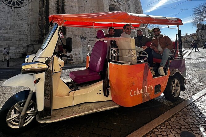 Lisbon Highlights: Private Tuk Tuk Tour Adventure Sightseeing - Largo do Carmo, São Pedro de Alcântara, and Terreiro do Paço views