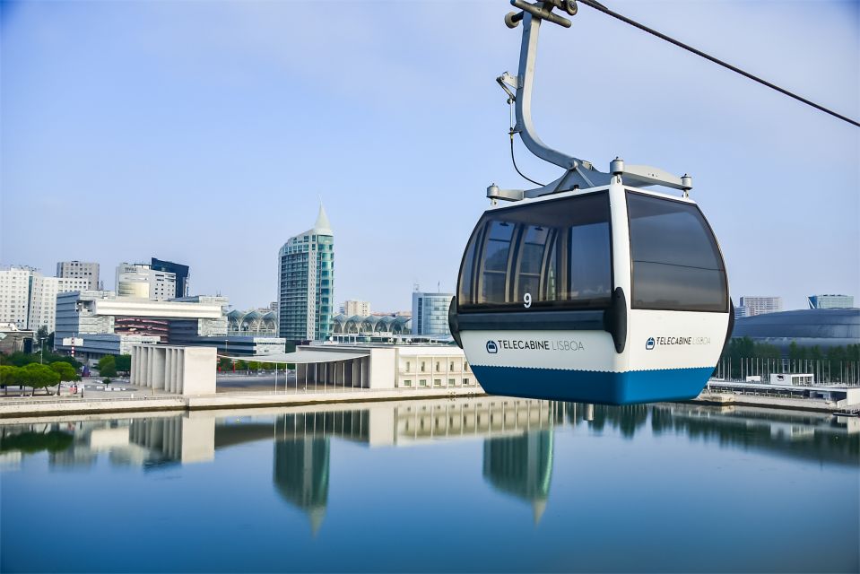 Lisbon: Nations Park Gondola Lift Cable Car Round Trip - What you’ll see at 30 meters: Tagus River, Vasco da Gama Bridge, and EXPO’98 pavilions
