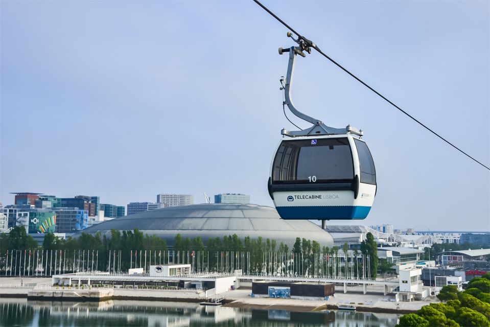 Lisbon: Nations Park Gondola Lift Cable Car Round Trip - The round-trip mechanics: re-scan at the other station and return to your start