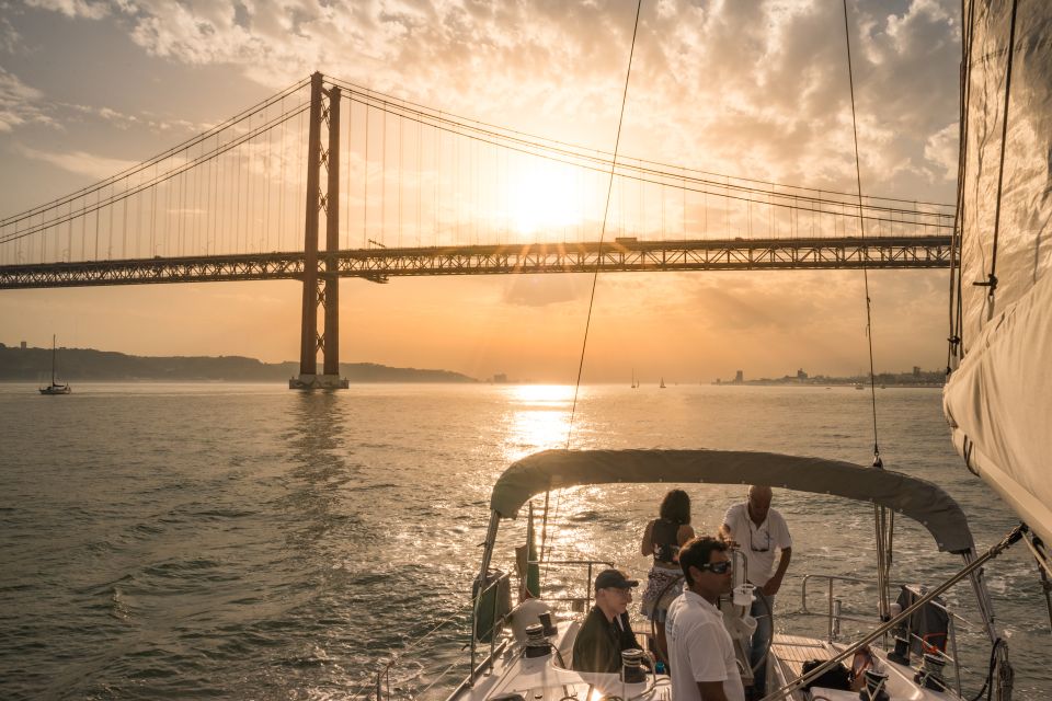 Lisbon: Private Sunset Cruise on the Tagus River with Drink - Vasco da Gama Bridge From a Distance (But It Still Hits)