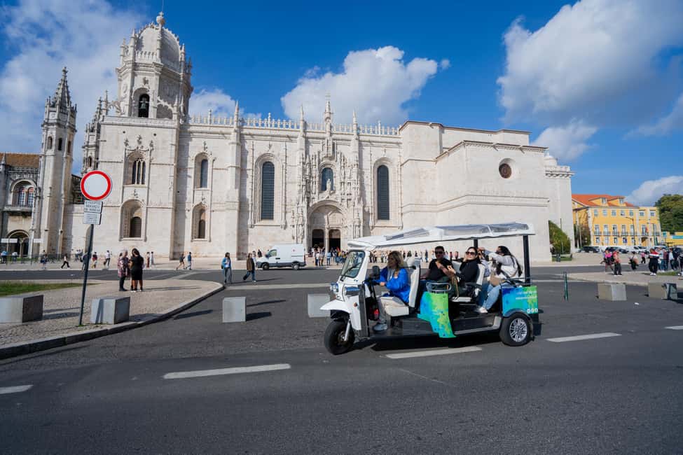 Lisbon: Private Tuk Tuk Tour with Optional Boat Cruise - Belém on Classic Day: Monuments and Pastéis de Belém