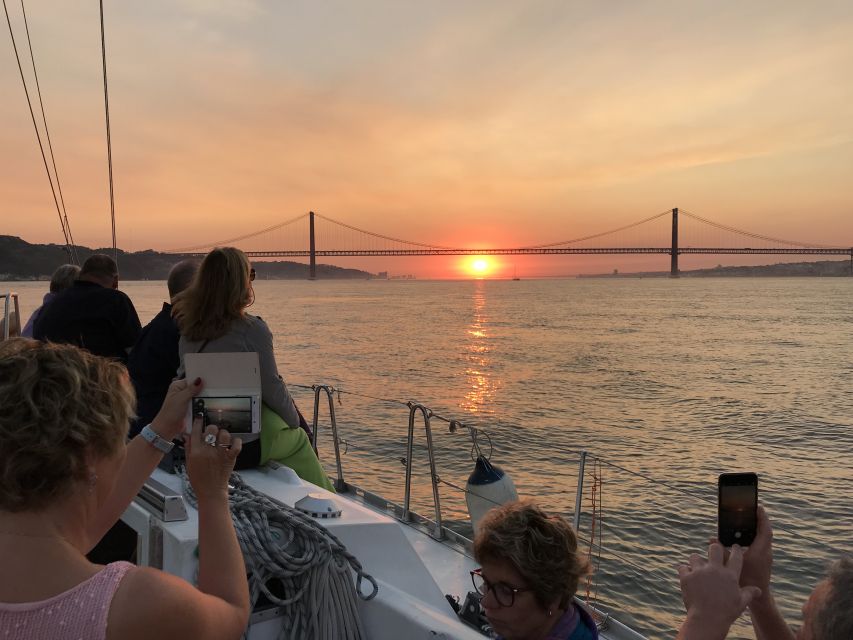 Lisbon: Sunset Sailing Cruise with Wine - What you’ll see: palaces, bridges, Belém Tower, and the Jesus statue