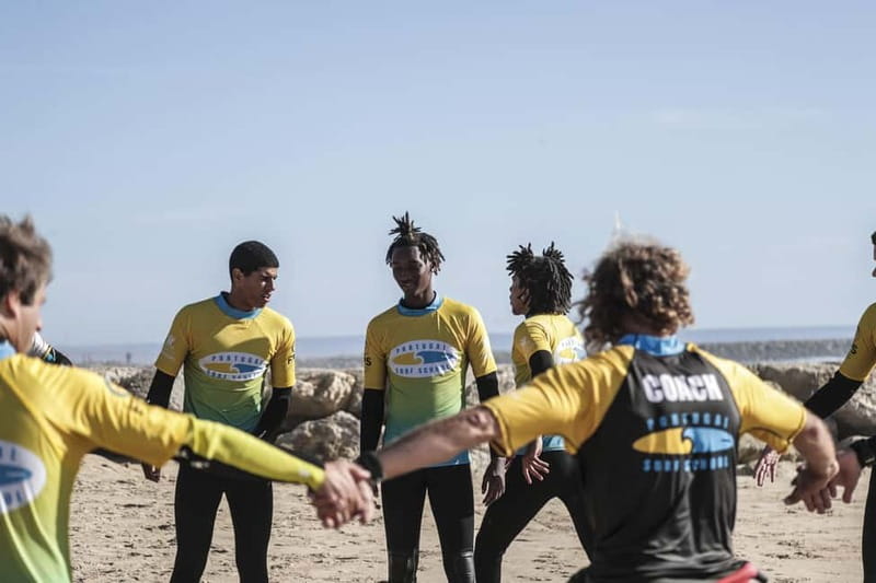 Lisbon: Surf Experience at Costa da Caparica - Meeting at Portugal Surf School: Setting Up So You Don’t Waste Time